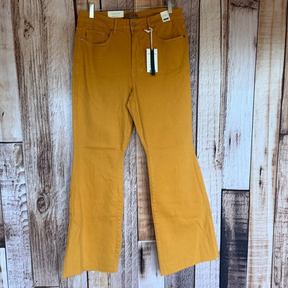 Judy Blue Denim - Judy Blue High Waist Marigold Jeans Fall Statement Denim Boho Boutique 14W NWT